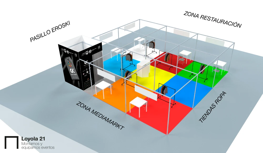 Proyecto montaje de stands garbera